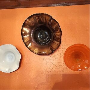 Decorative glass wall art